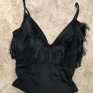 Rodeo Fringe Lace Bodysuit